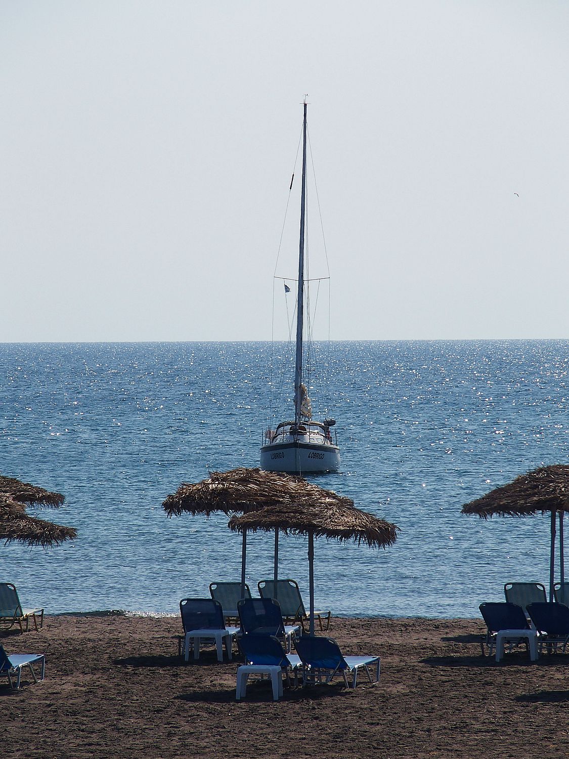Santorini horgonyzas